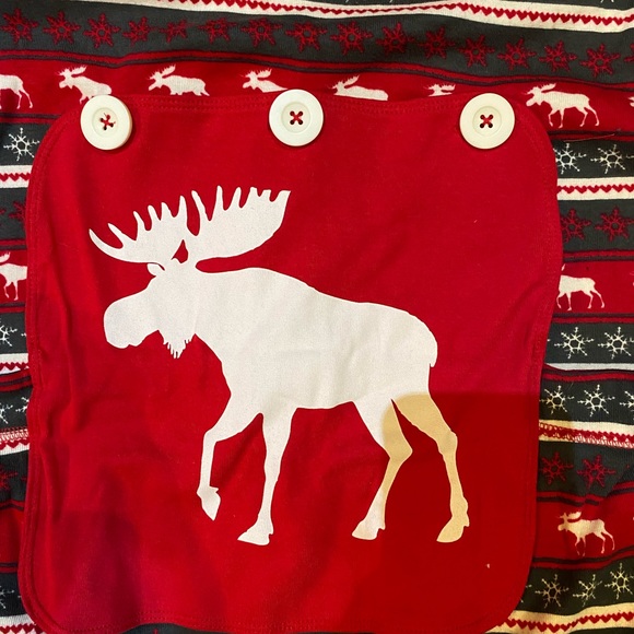 Little Blue House Fair Isle Moose Adult Union Suit - Picture 6 of 6